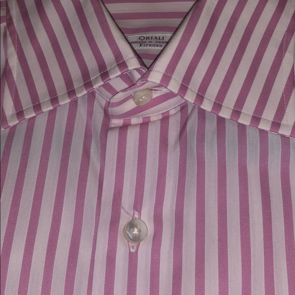 Oriali Italian Dress Shirt - Picture 4 of 6